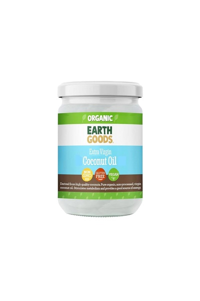 Earth Goods Organic زيت جوز الهند العضوي إكست فيرجن 500 مل