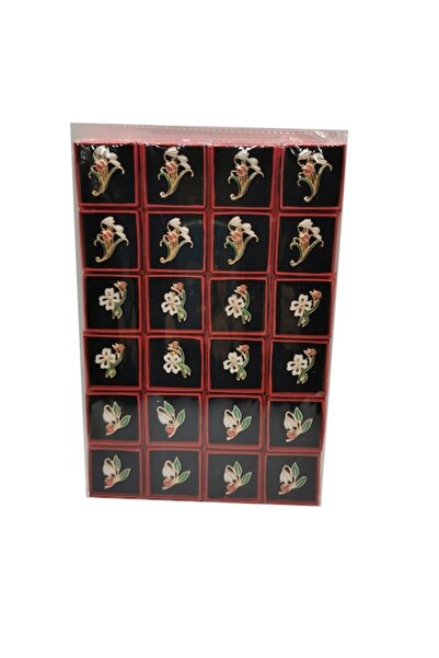 Vision XXI Set 24 Broșe Mărțișoare Metal 'Flori de Primăvară'