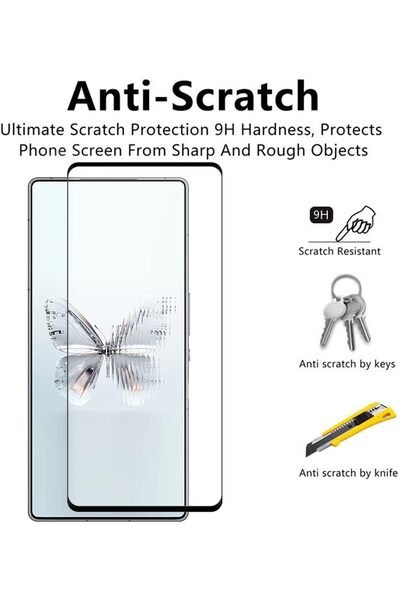 erorex Compatible With Zte Nubia Red Magic 10 Pro Case Cover & Screen Protector Tempered Glass Protector…