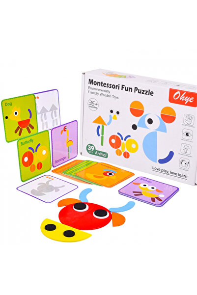 Nurio Joc Tangram Montessori Fun Puzzle Ohye -