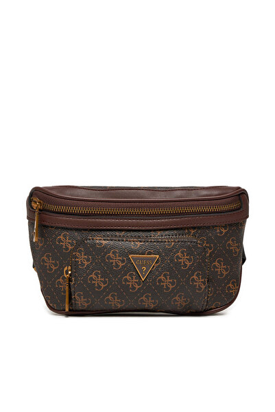 Guess Ανδρική τσάντα μέσης καφέ HMEVZLP3231