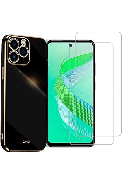 erorex 1+2Pcs Compatible For Infinix Smart 8 Case & Screen Protector