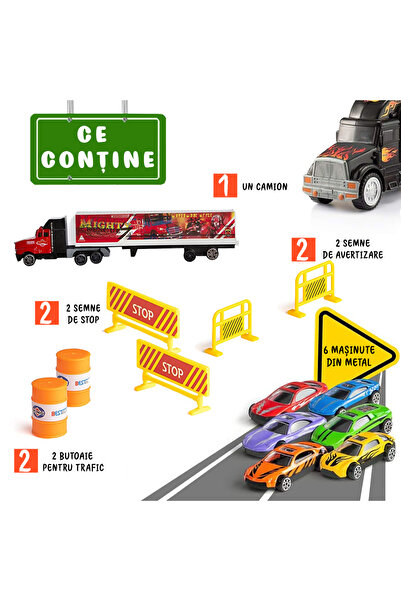 Pitikot Pitikot® Toy Transport Trailer Truck Set