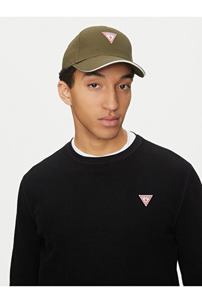 Guess Ανδρικό χακί καπέλο μπέιζμπολ M3YZ22WBN60