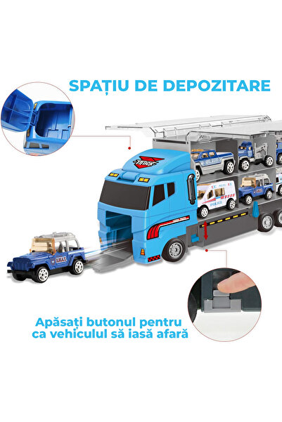 Pitikot Pitikot® Toy Transport Trailer Truck Set