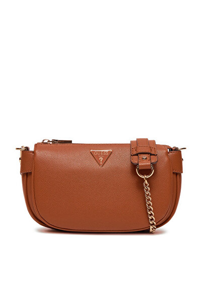 Guess Γυναικεία Τσάντα Χειρός Καφέ HWBG9519170