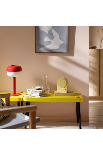 IKEA NATTBAD Bluetooth speaker, yellow