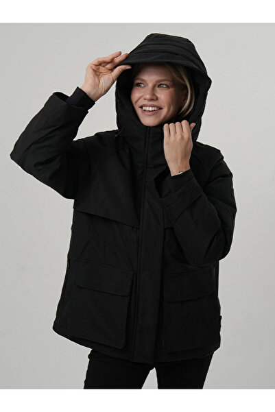 PIQUE Hooded Water Repellent Windproof Women's Coat Sofia