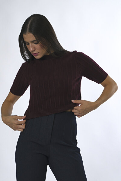 ABBRA Pulover cu mânecă scurtă pentru femei