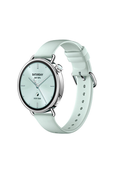 Xiaomi ساعة S4 AMOLED مقاس 41 مم، عمر البطارية 8 أيام، بلوتوث 5.4 - أخضر نعناعي