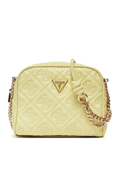 Guess Γυναικεία Τσάντα Χειρός Κίτρινη HWQL9658140