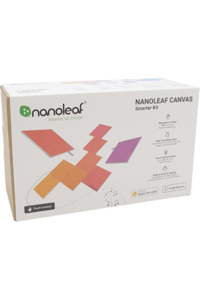 Nanoleaf LED Modular Square Fabric Light Panels by - 9 Pieces Multicolor with...