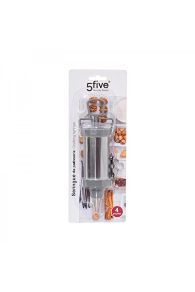 FİVE Stainless steel syringe for cake decoration,