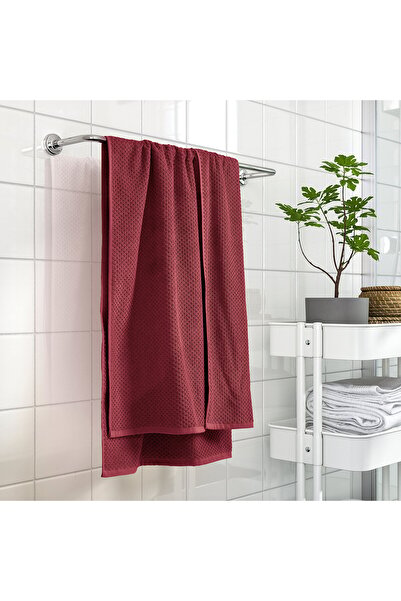 IKEA GULVIAL Bath towel, deep red, 70 x 140 cm