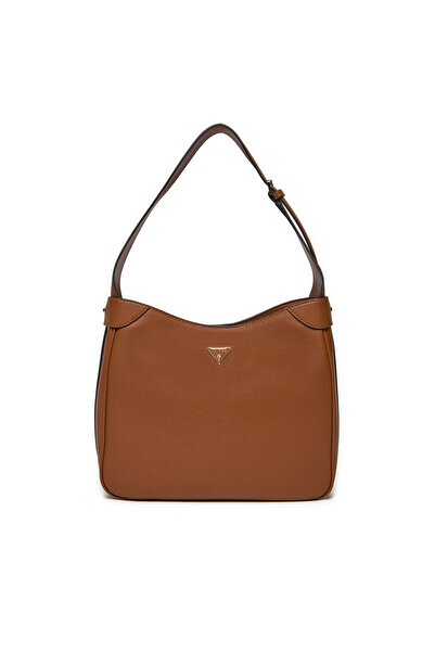 Guess Γυναικεία Τσάντα Χειρός Καφέ HWBG9519020