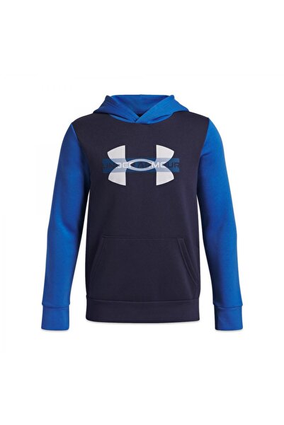 Under Armour 6004994 Ua Rival Flc Cblck Grphc Hd Mavi Çocuk Sweatshirt