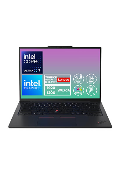 LENOVO ThinkPad X1 Carbon G12 Ultra 7 165U 32GB 1TB SSD 14" WUXGA W11P Dokunmatik Laptop 21KCS0G2TX