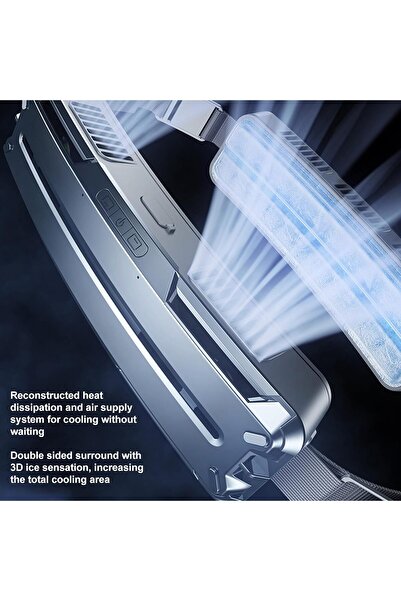 Generic Wearable Waist Fan, Personal Belt Fan with Unique PCM, Portable Strong Wind Power for Full Body Cool