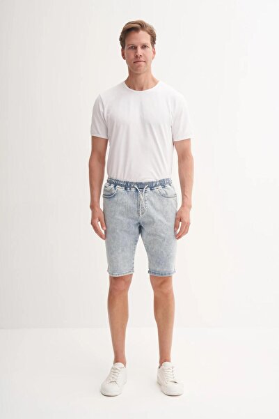 Cazador Slim Fit Skinny Leg Short Denim Shorts 6714