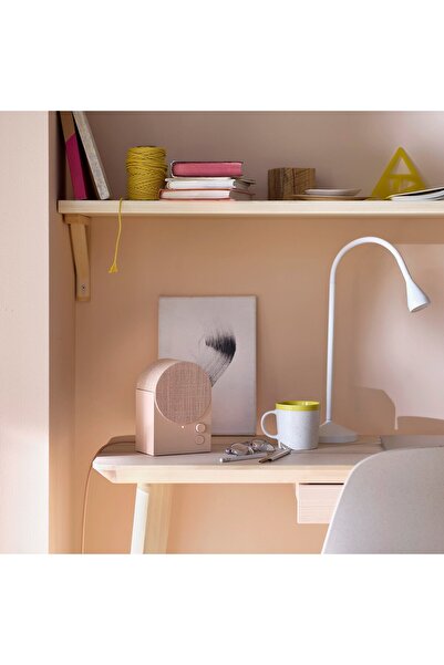 IKEA مكبر صوت بلوتوث NATTBAD، وردي