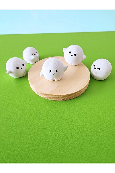 rmys Chubby Ghost Figure Toy Set of 5