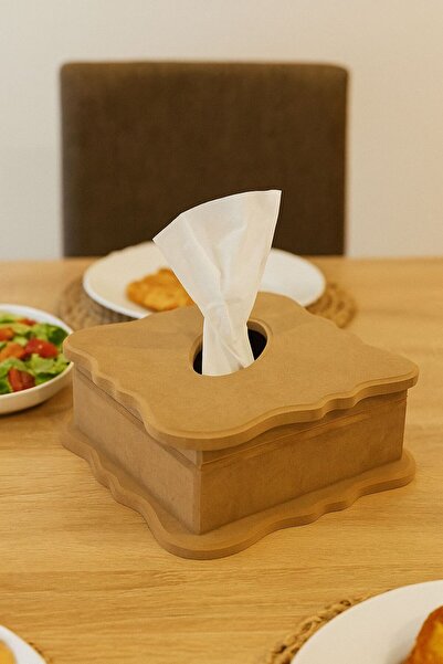 Özka Hobi Ahşap Ozka Decorative Napkin Holder 20.5X20.5X8