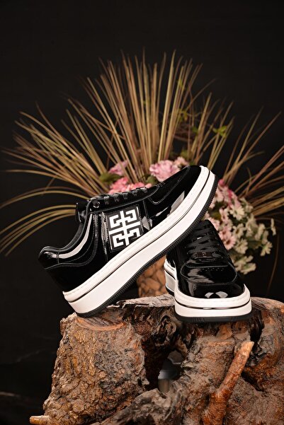 MARCOMEN Men's Winter 100% Genuine Leather Black Sneaker Shoes with Innovative Style, Elegance and Comfort Together