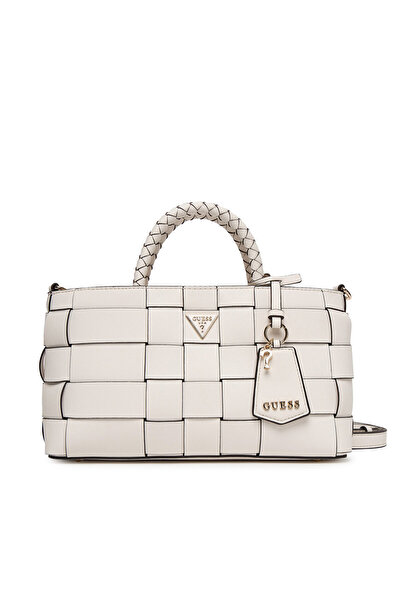 Guess Γυναικεία Τσάντα Χειρός Λευκή HWWG9661060