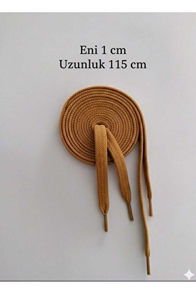 ARMÜZ حذاء عمل مسطح محبوك بحبل ربط 115 سم باللون الأصفر