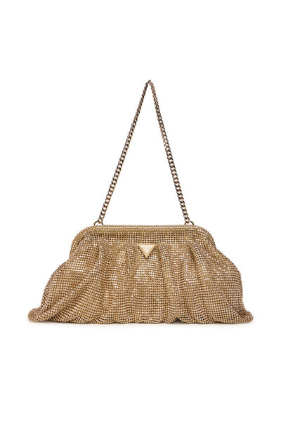 Guess Γυναικεία Τσάντα Χειρός Χρυσή HWRP9350710