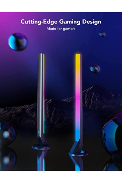 Govee RGBIC Gaming Light Bars with Smart Controller, Wi-Fi Smart LED Gaming Lights with Music Modes