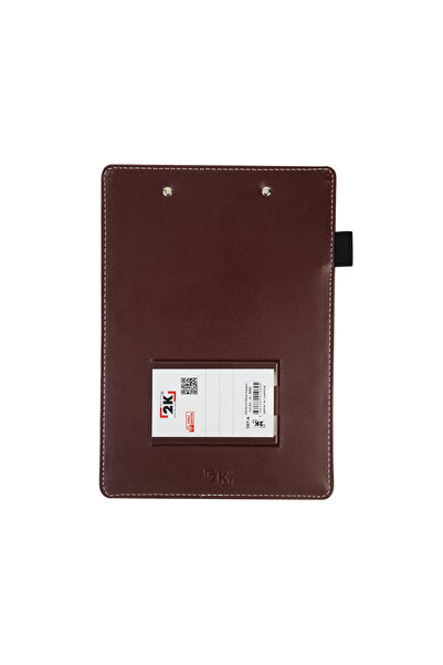 2K Secretary's Office, A5 Small Size, Without Cover, A5 Clipboard Vegan Faux Leather, 17.5X24.5 Cm., Burgundy