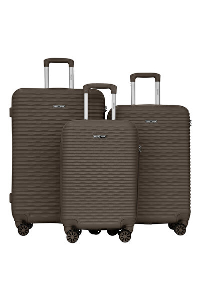 PARAJOHN 3-Piece ABS Hardshell Luggage Set – Small 10KG, Medium 20KG & Large 30KG Spinner Trolley