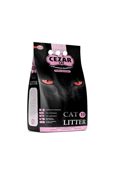 Cezar رمل القطط ببودرة الأطفال