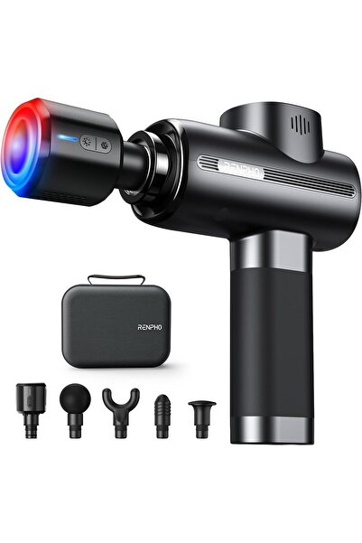 RENPHO Thermacool Massage Gun Deep Tissue with Heat and Cold Head, Handheld Muscle Massager with Car