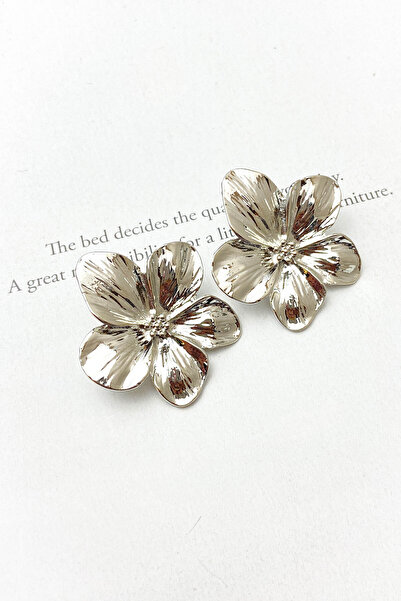 roshel Altın Kaplama Çiçek Küpe Kararmaz Kutulu