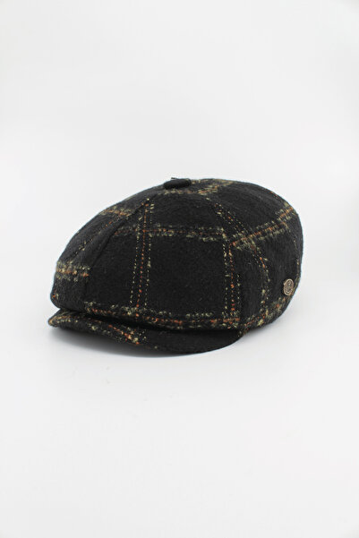 Hat Town Ekoseli İngiliz Model Erkek Kasket Şapka