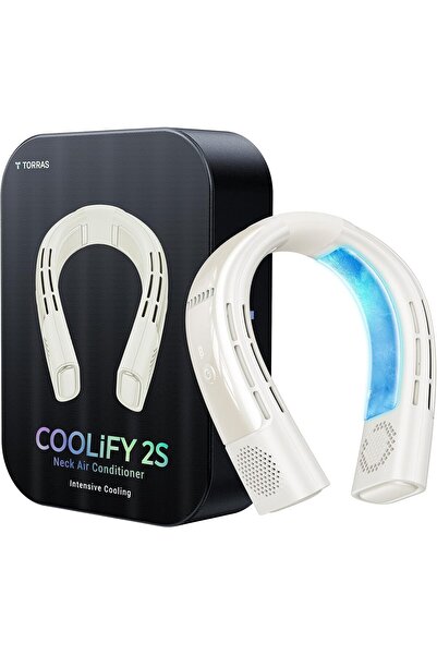 TORRAS مكيف هواء Coolify 2S للرقبة، مبرد وسخان شخصي محمول