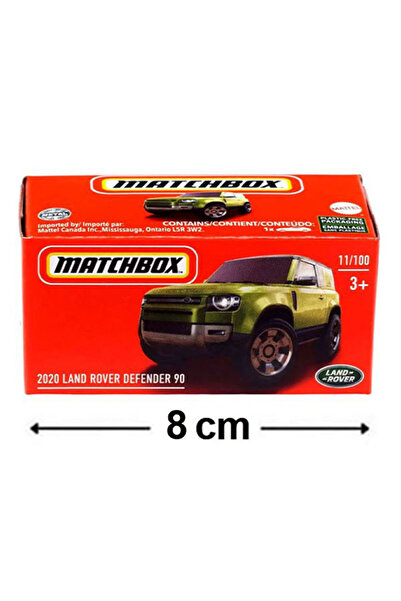 HOT WHEELS Matchbox - 2020 Land Rover Defender 90 - Yeşil (1/64) 2021 Case