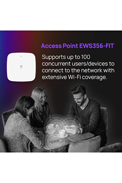 ENGENIUS Indoor Access Point Wireless Wi-Fi 6 PoE AP | Dual Band AX3000 | Cloud Managed & App & OnPr