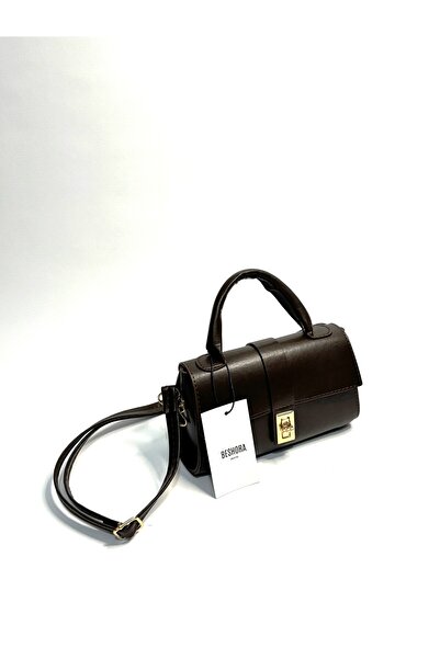 Beshora حقيبة كتف وحقيبة يد نسائية من مارثا أسي بني مات