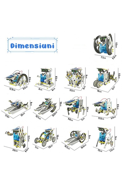 Pitikot Solar powered robot creation set, robotics kit for educational experiments,