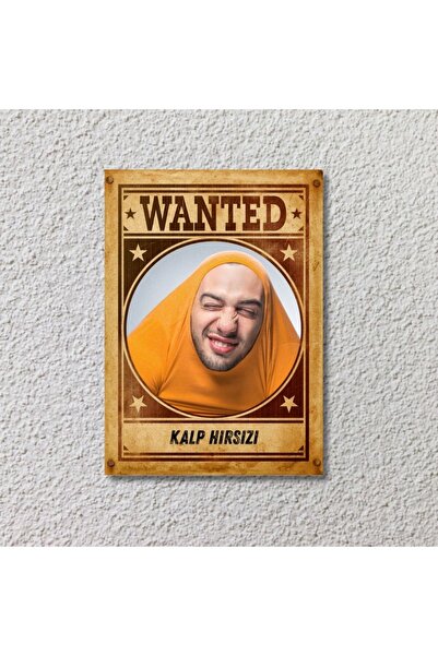 Kişiye Özel Eğlenceli Wanted Poster – Aranıyor Tasarım