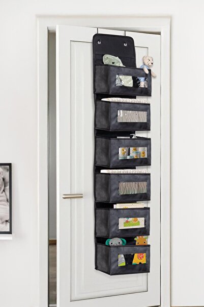 Pazar Kapısı Ράφι οργάνωσης πίσω από την πόρτα 6 επιπέδων Βρεφικά είδη Παιδικό δωμάτιο Οργανωτής μπάνιου