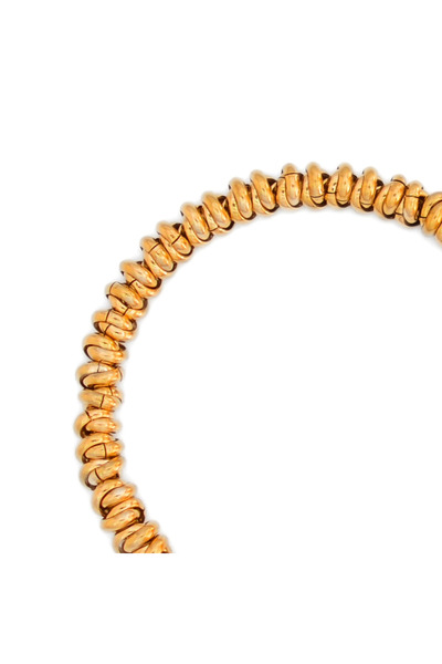 IMMACULATI Chunkie - brățară din oțel inoxidabil placată cu aur de 18k, impermeabilă, hipoalergenică