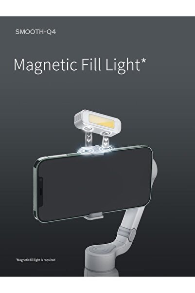 ZHIYUN Smooth Q4 Combo Gimbal Stabilizer, 3-Axis Smartphone Phone Gimbal, Built-in Extension Rod, Fo