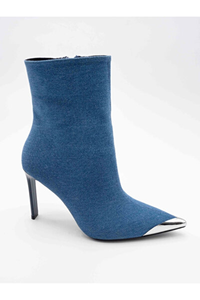 Heyzen METAL DETAYLI TOPUKLU BOT DENİM