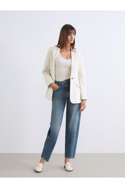 LC Waikiki Krep Kadın Blazer Ceket