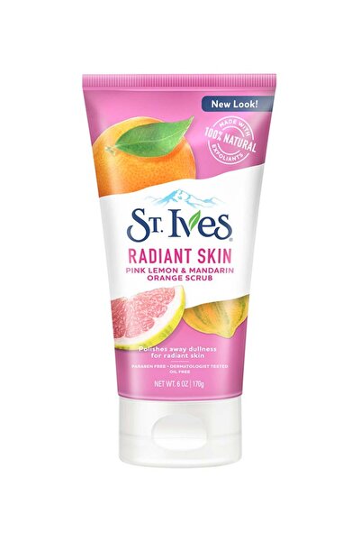 St. Ives مقشر الوجه برائحة الليمون الوردي واليوسفي لبشرة مشرقة 170 جرام