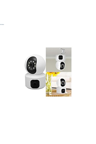 pukotech LF-Q5 ÇİFT KAMERALI HD WİFİ İP KAMERA